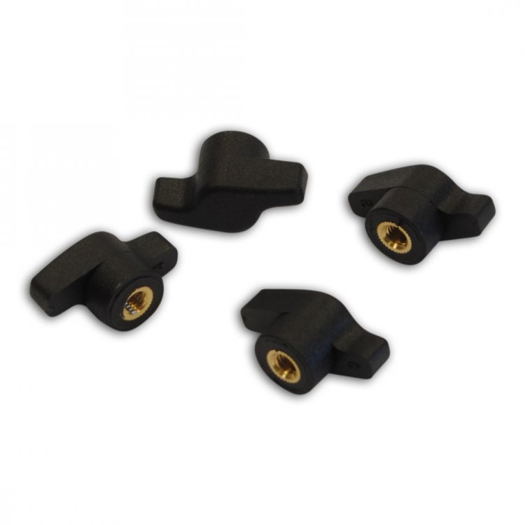 Pyranha bulkhead track replacement wing nuts - Click Image to Close