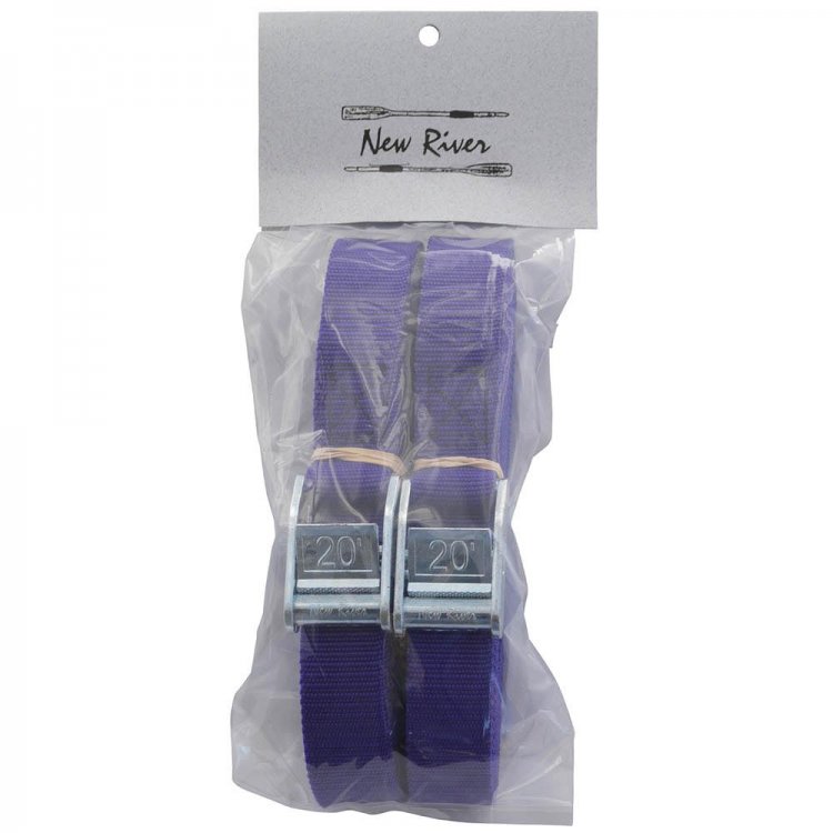 1" cam straps. packaged pair 20ft. Purple - Click Image to Close