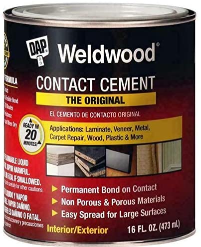 DAP Weldwood Contact Cement 16oz can - Click Image to Close
