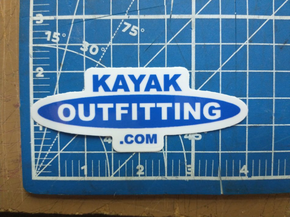 FREE KayakOutftting 4" die cut sticker - Click Image to Close