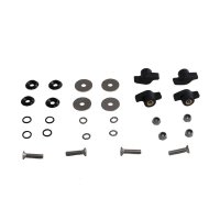 Pyranha Full Plate Footrest Fitting Kit bulkhead nut replacement